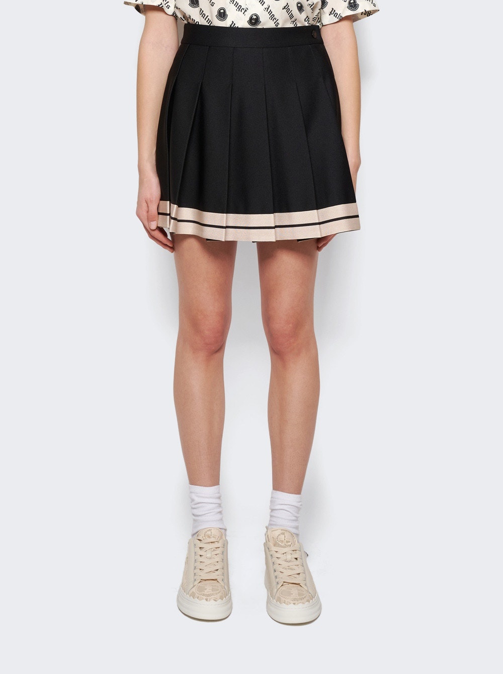 X Palm Angels Pleated Skirt - 3