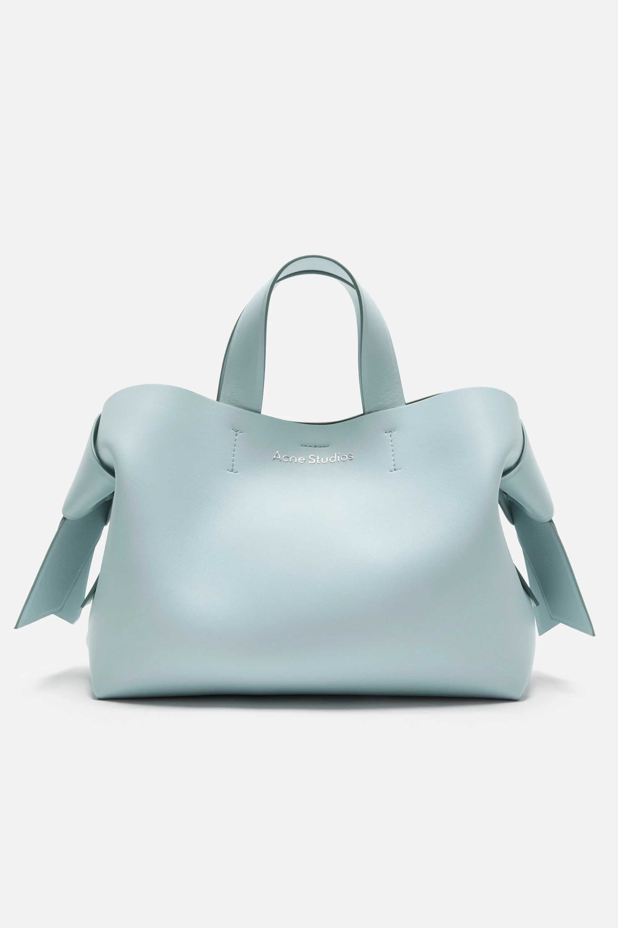 Musubi leather tote - Dusty blue - 1