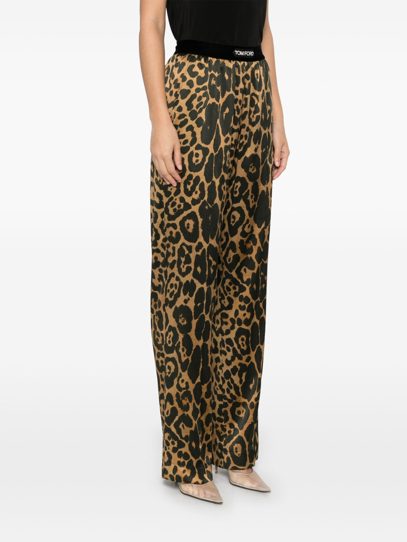 Silk Leopard Pants 5