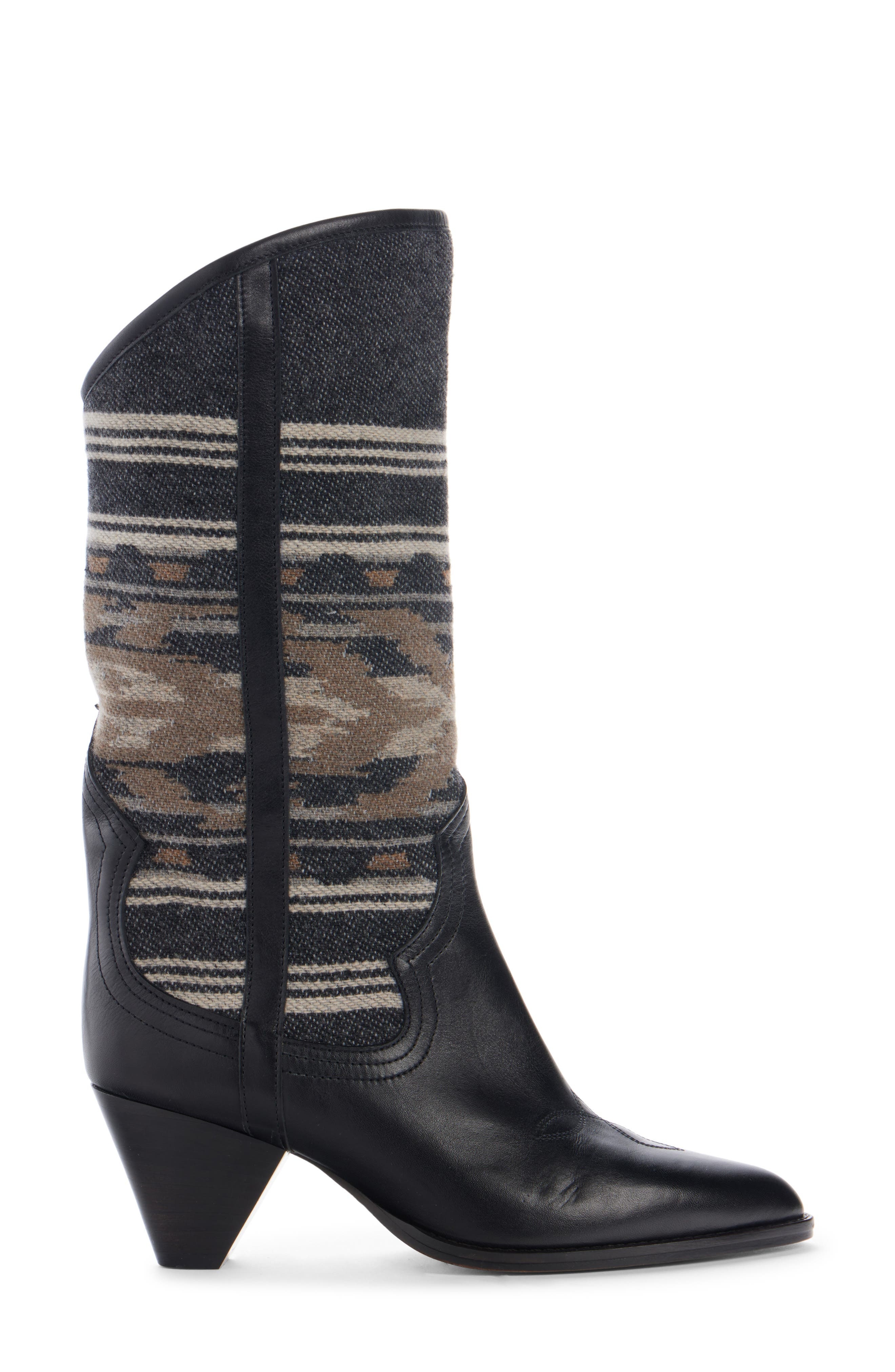 Isabel Marant Lijita Western Boot in Faded Black at Nordstrom - 3