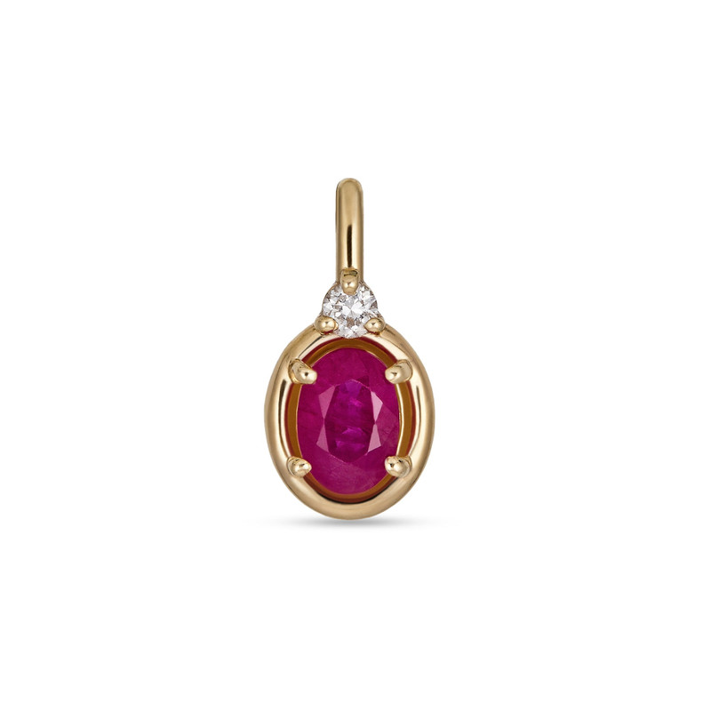 Ruby Bonbon Diamond Charm 1