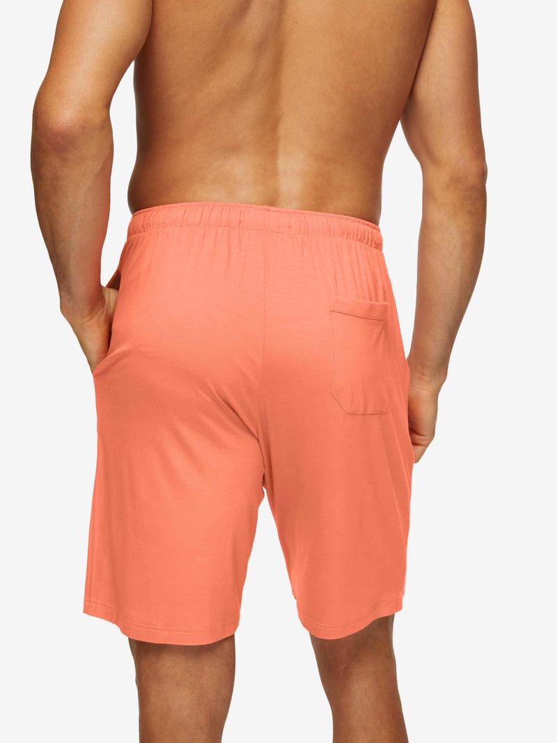 Men's Lounge Shorts Basel Micro Modal Stretch Orange - 6