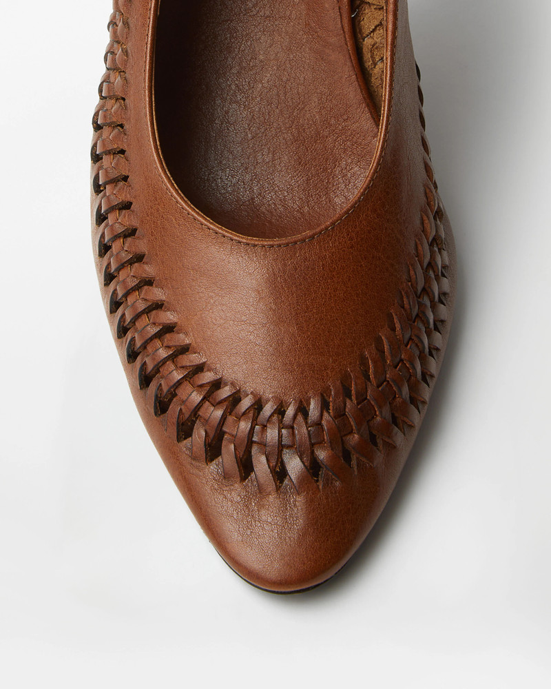 Vienna Leather Slingbacks 80 mm 6