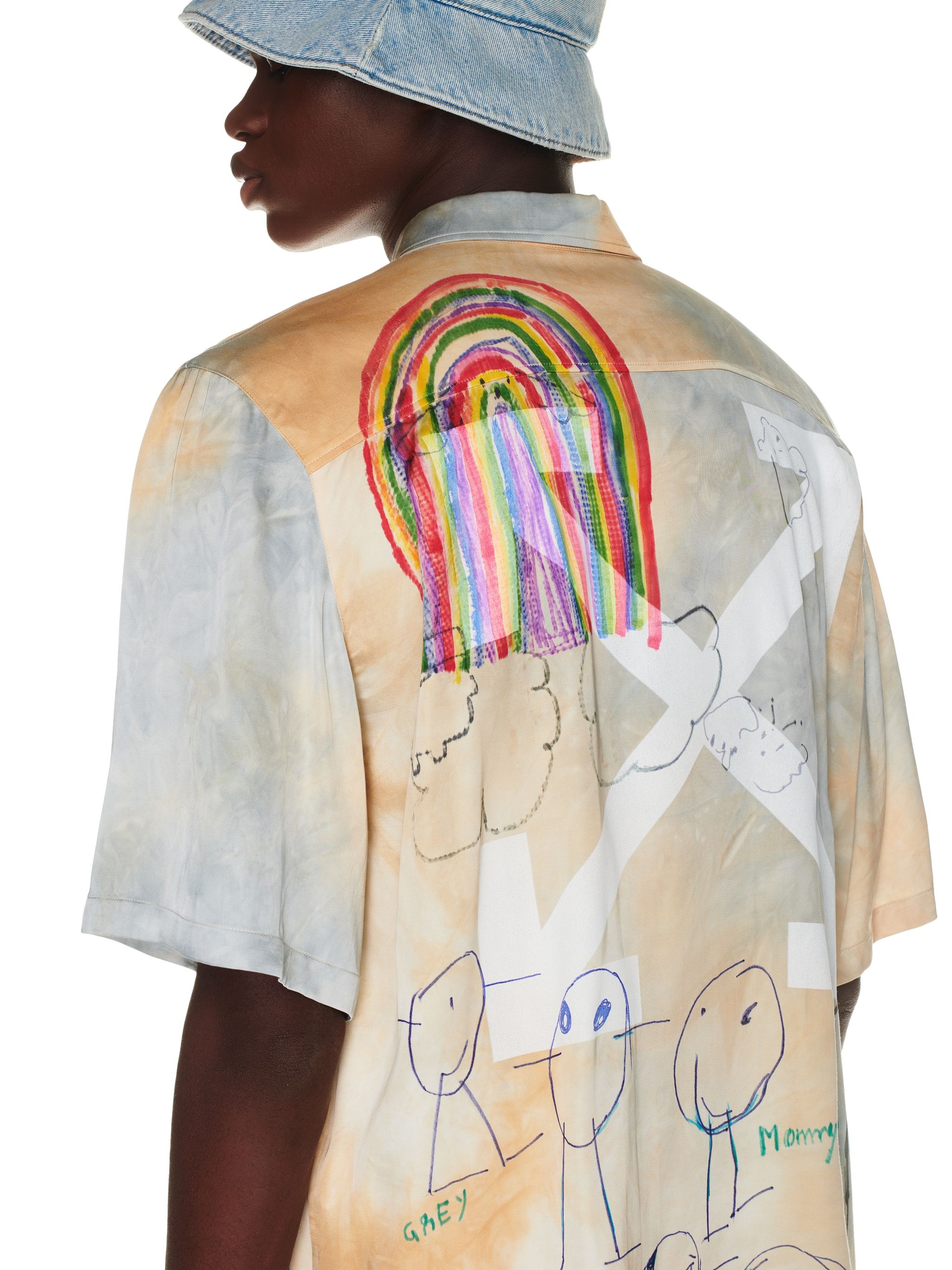 Cartoon Satin S/s Shirt - 5