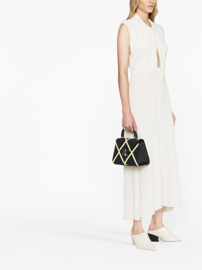 Valextra mini Iside Rhombus leather bag outlook
