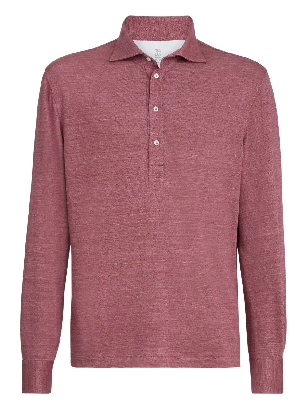 long-sleeved polo shirt - 1