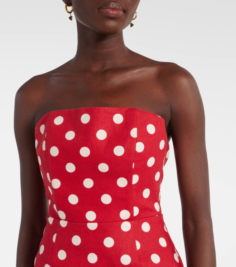 Romeo polka-dot linen maxi dress 4