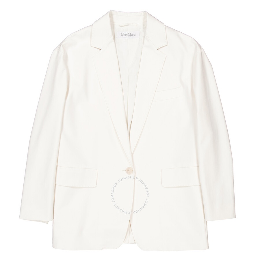 Max Mara Monica Cotton Canvas Oversize Blazer - 5