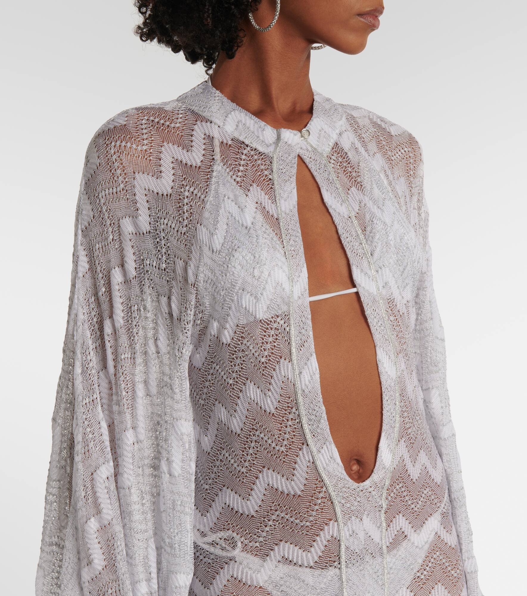 Zig Zag beach cover-up - 4