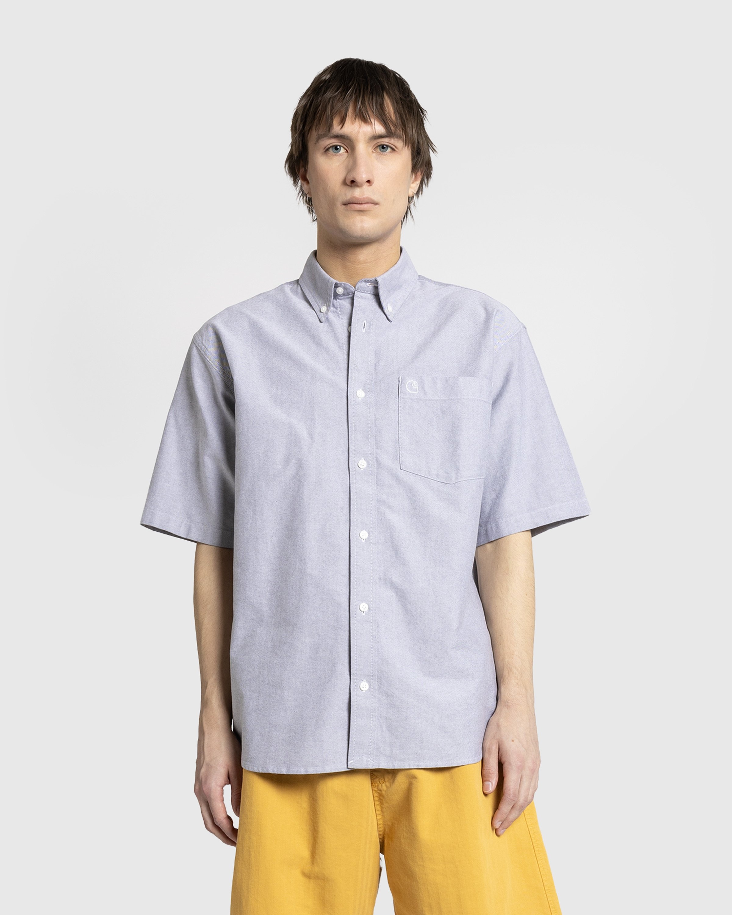 Carhartt WIP – S/S Braxton Shirt Charcoal/Wax - 2