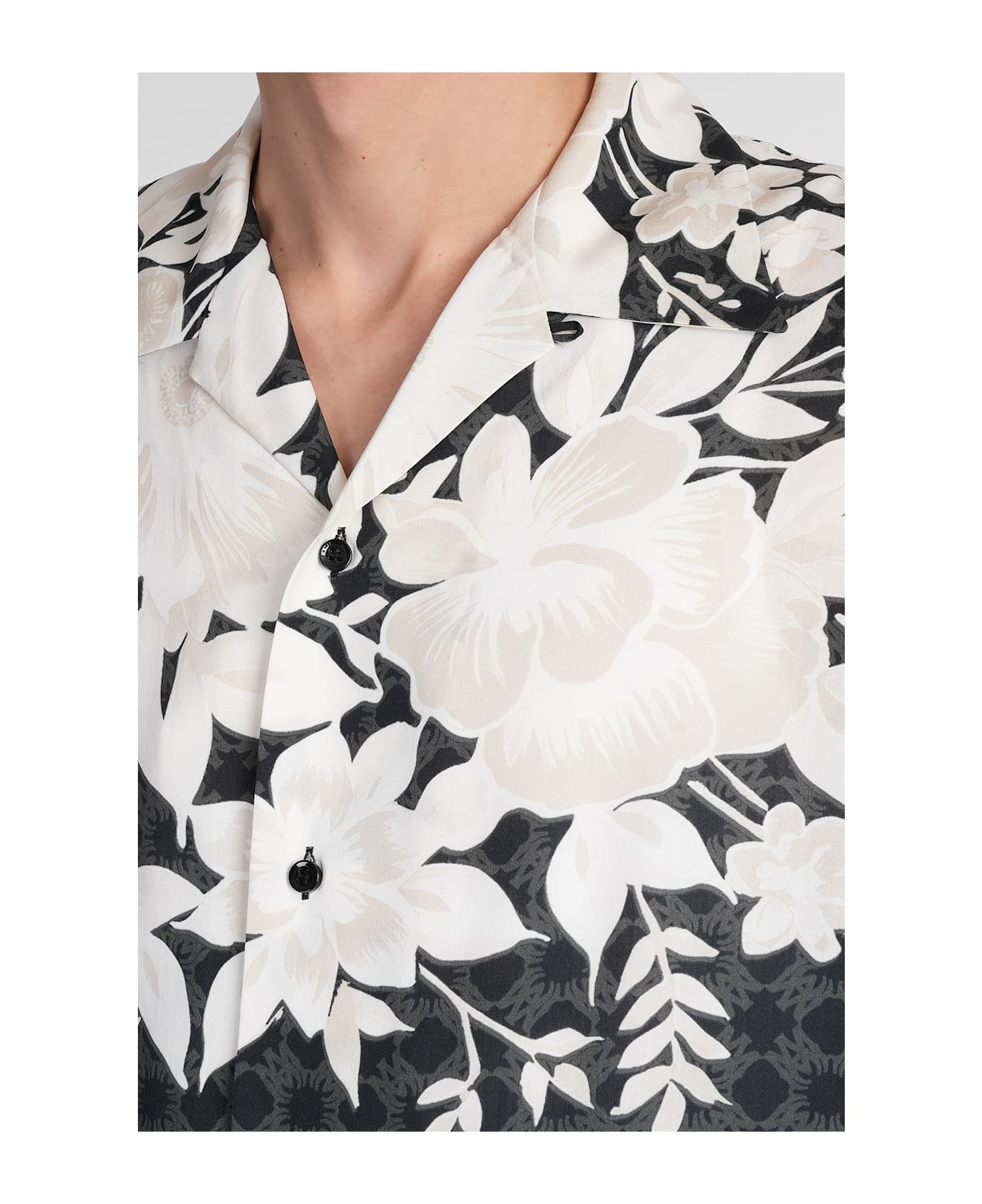 Shirt In Black Viscose - 5