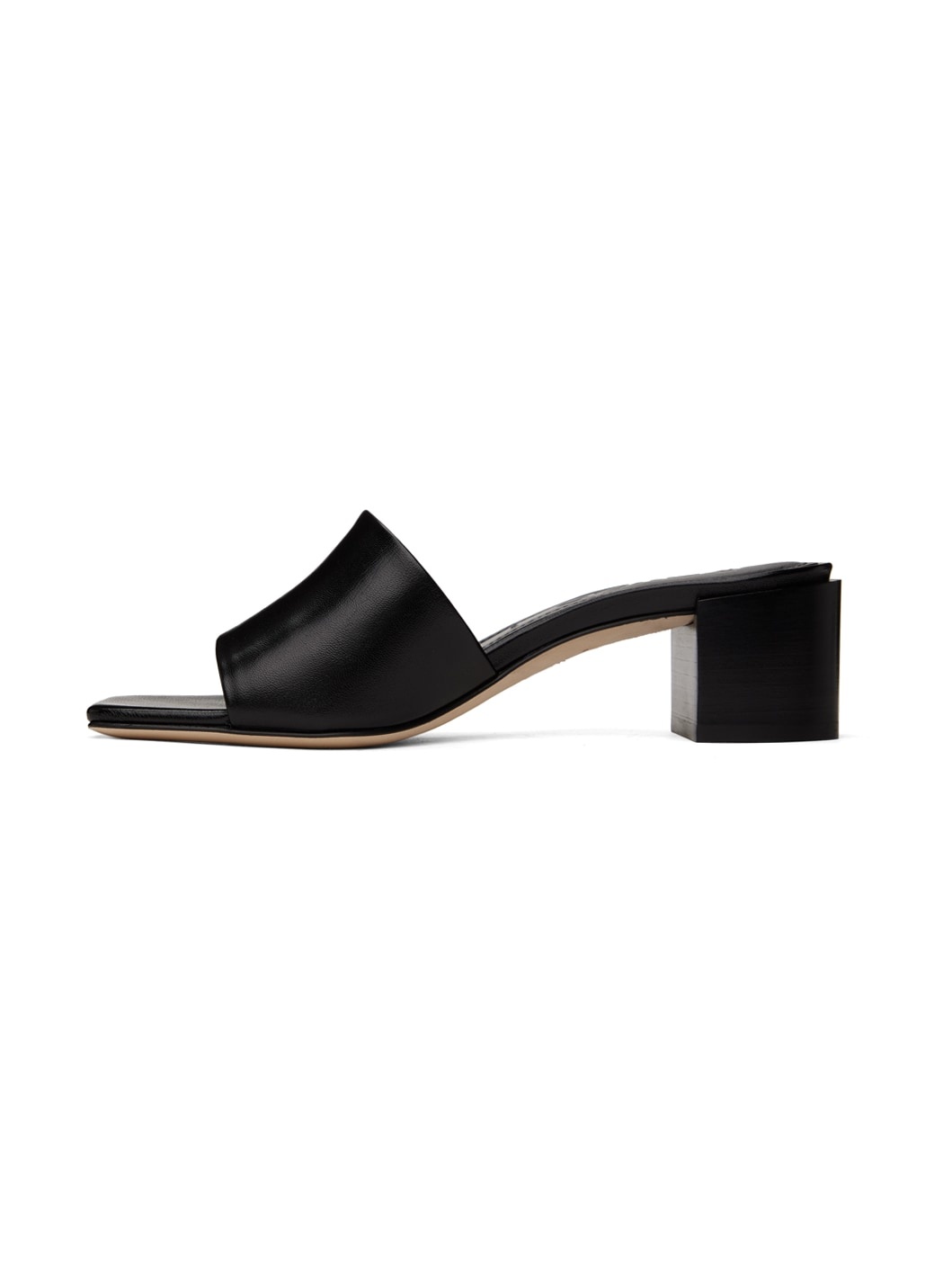 Black Lissy Heeled Sandals - 3