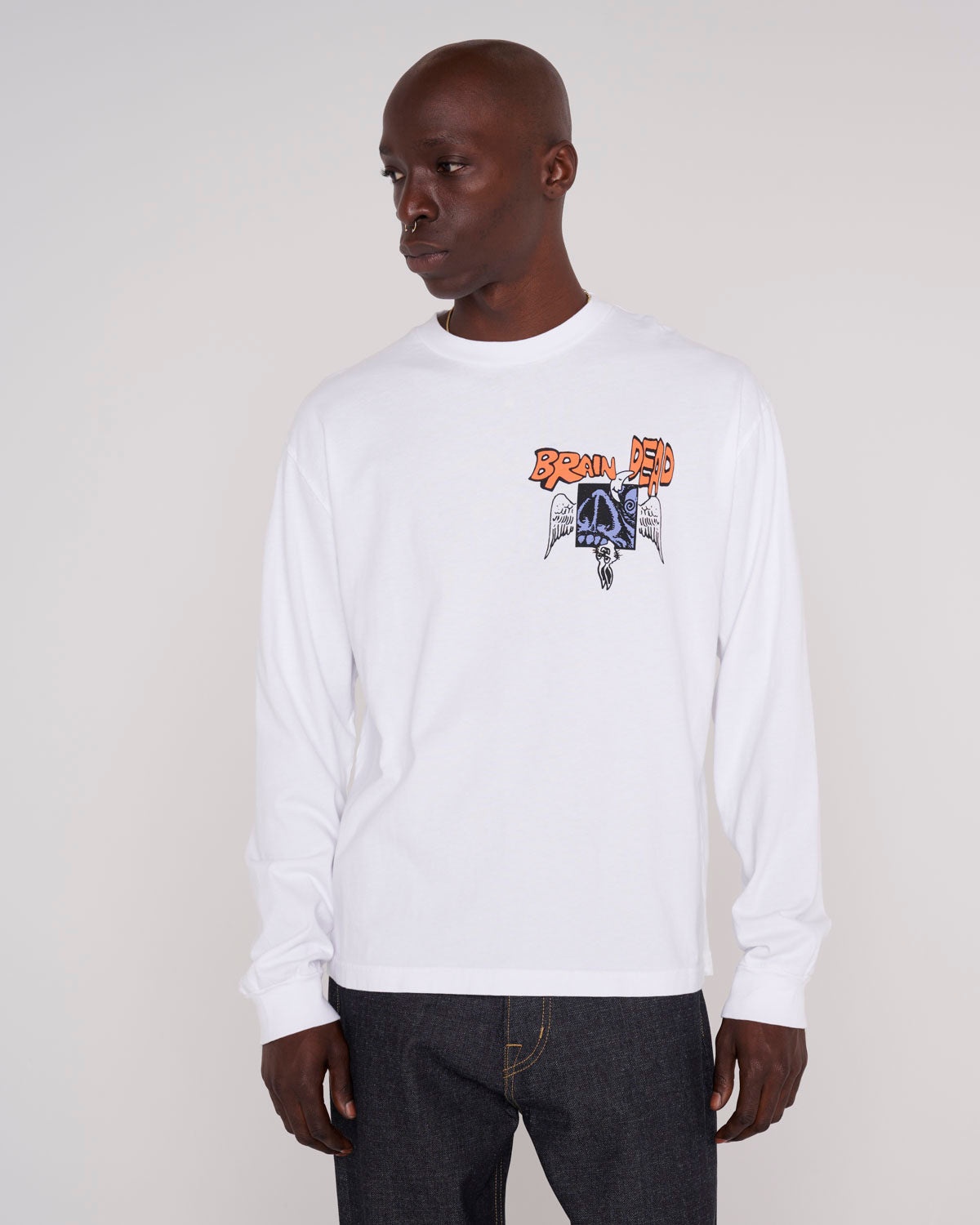 Cosmic Debris Long Sleeve Shirt - White - 4