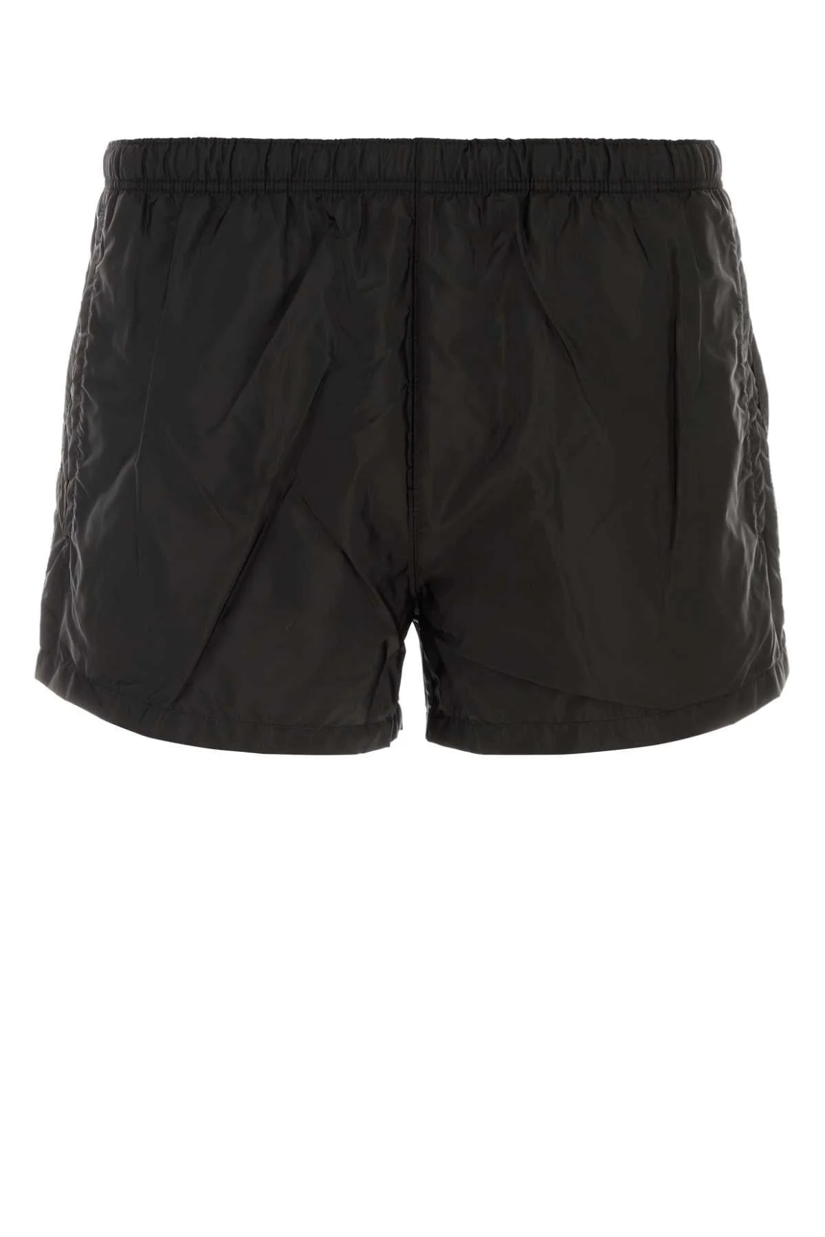 Prada Men Black Re-Nylon Swimming Shorts - 1