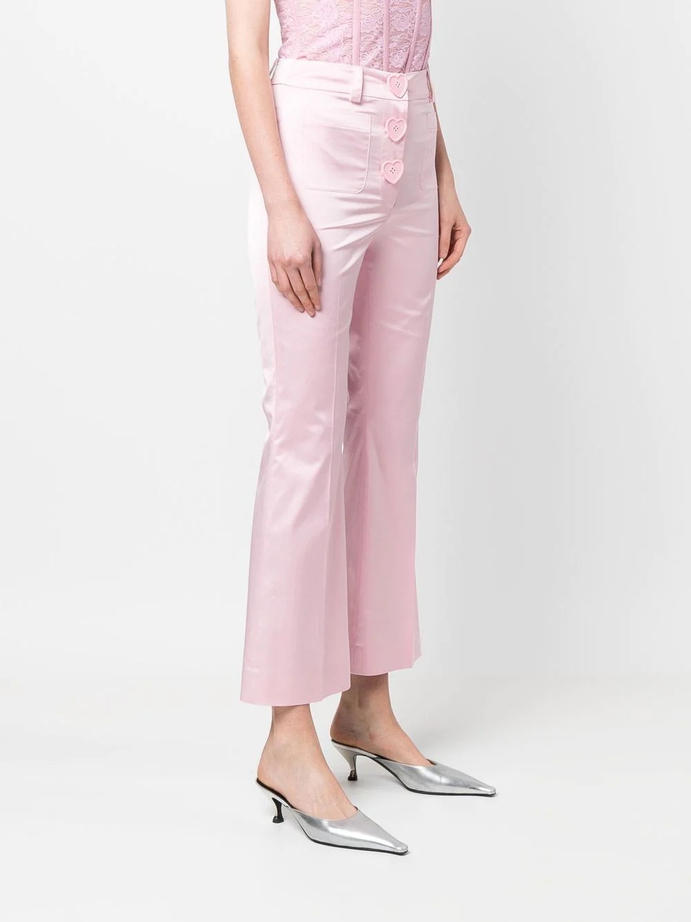 flared tailored trousers - 3