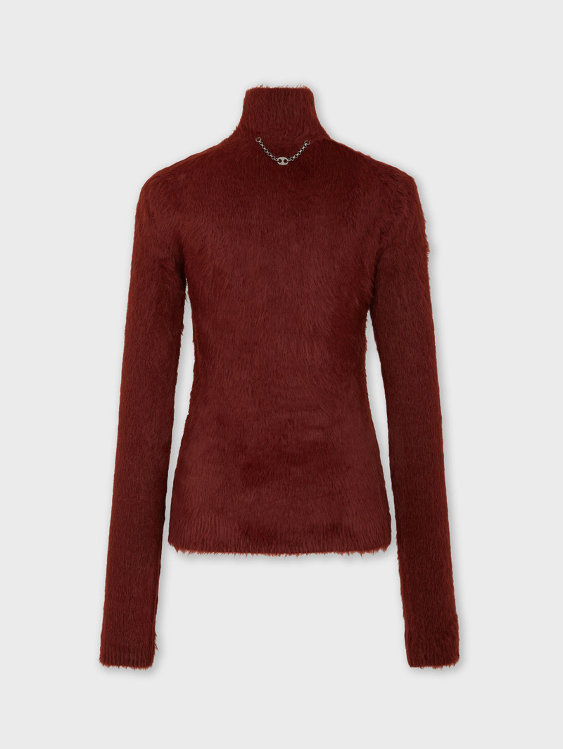 TURTLE-NECK TOP IN BRUSHED KNIT 5