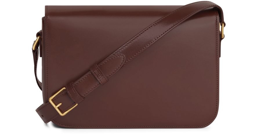 Medium Triomphe Bag in Shiny Calfskin - 3