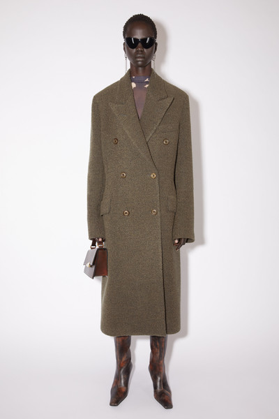 Acne Studios Double-breasted wool coat - Taupe grey outlook