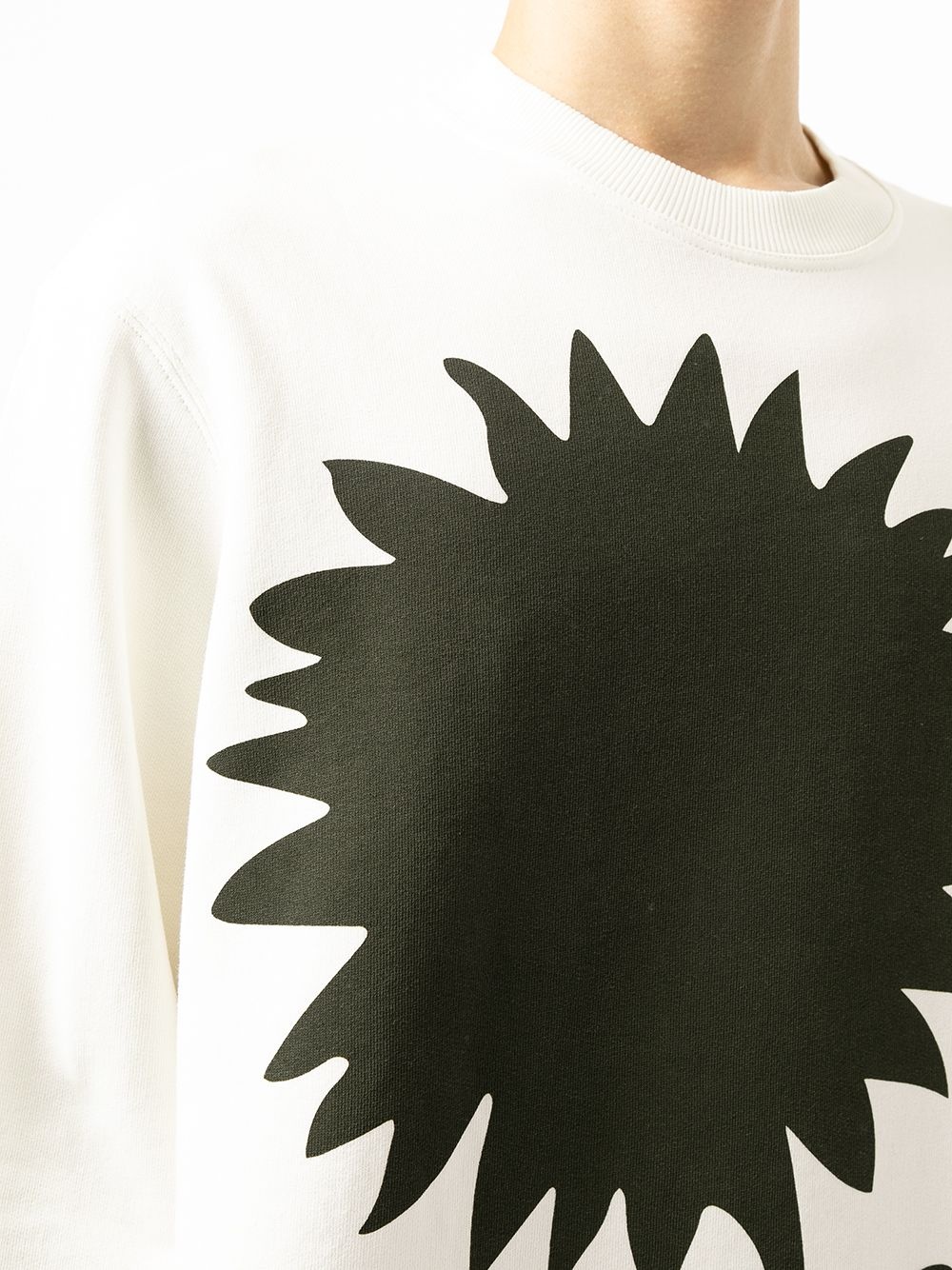 sunflower-print sweatshirt - 5