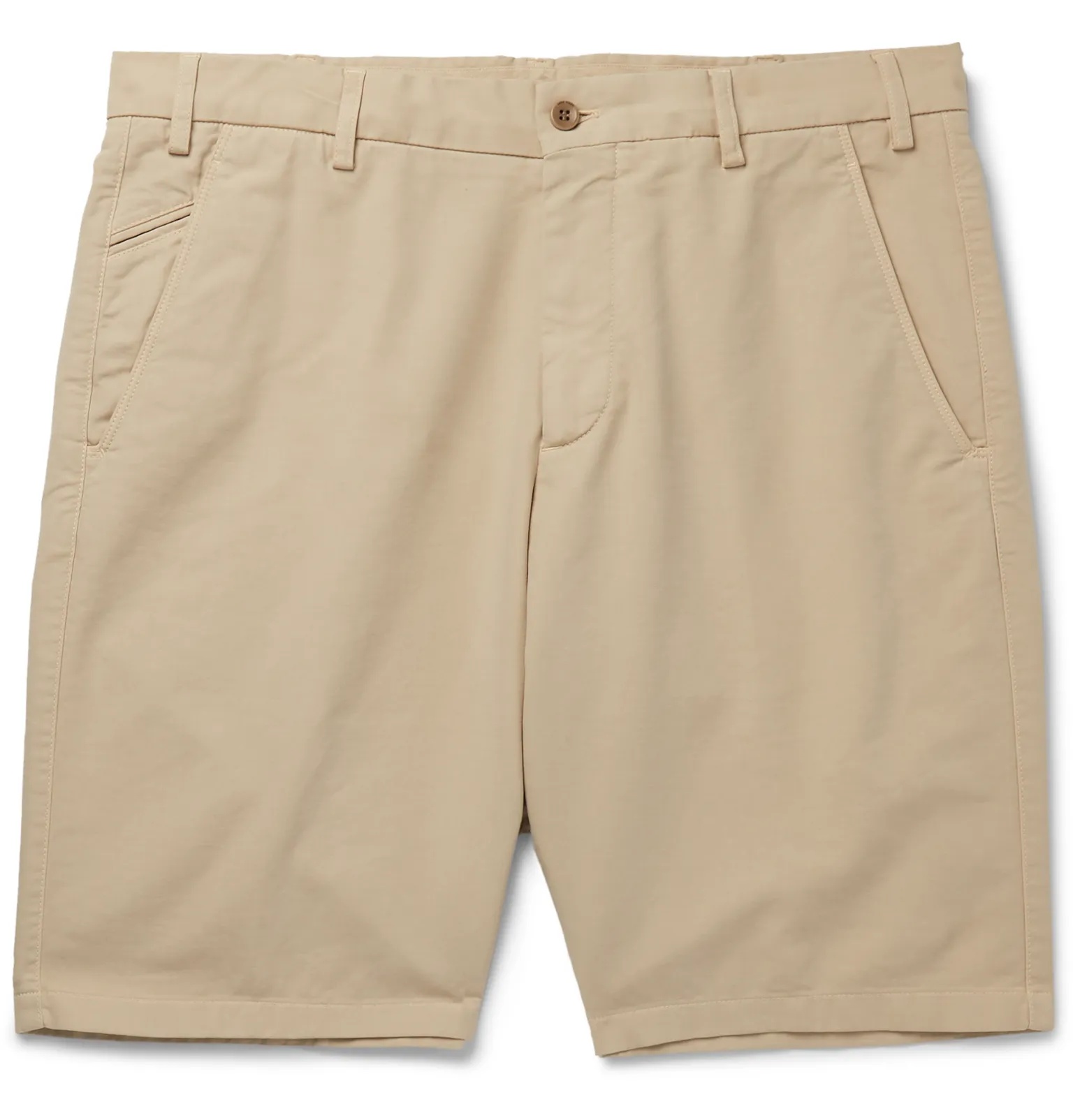 Slim-Fit Stretch-Cotton Shorts - 7