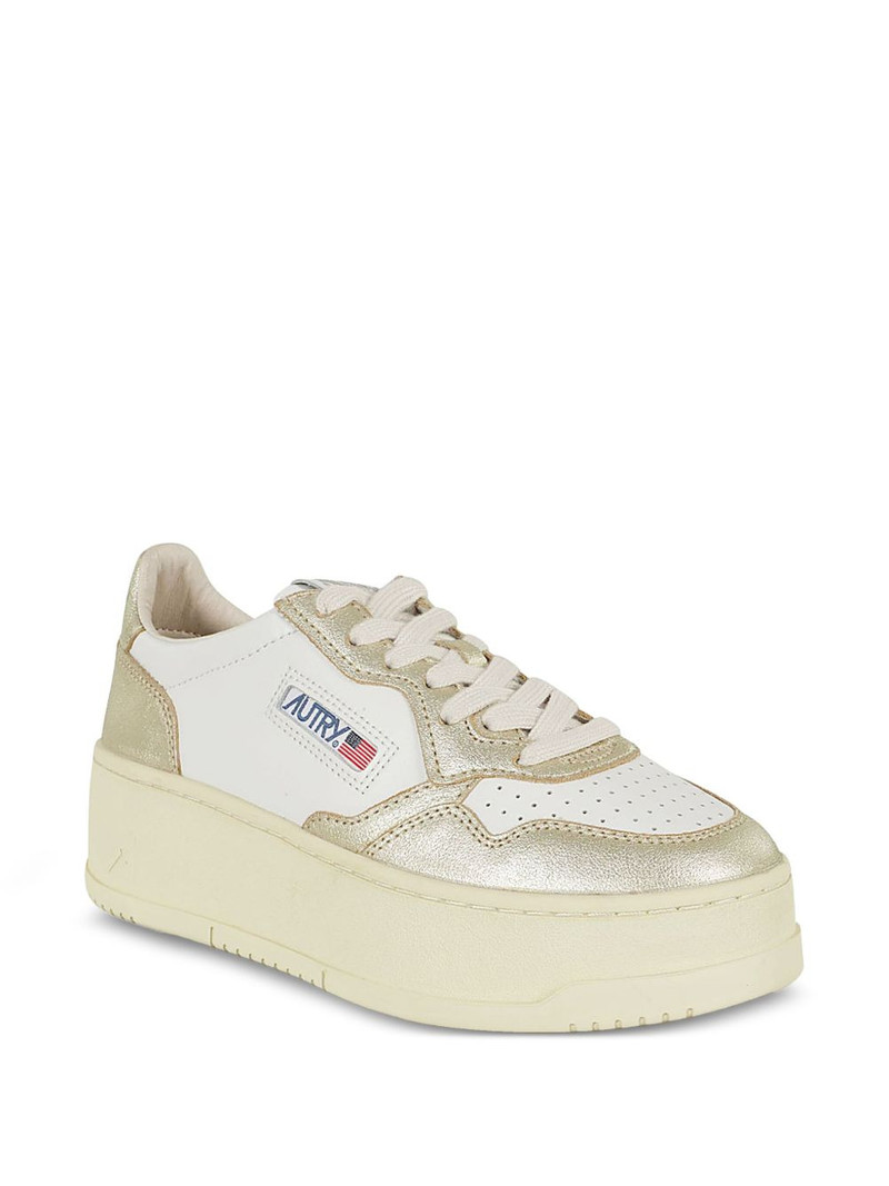 AUTRY Medalist platform leather sneakers outlook