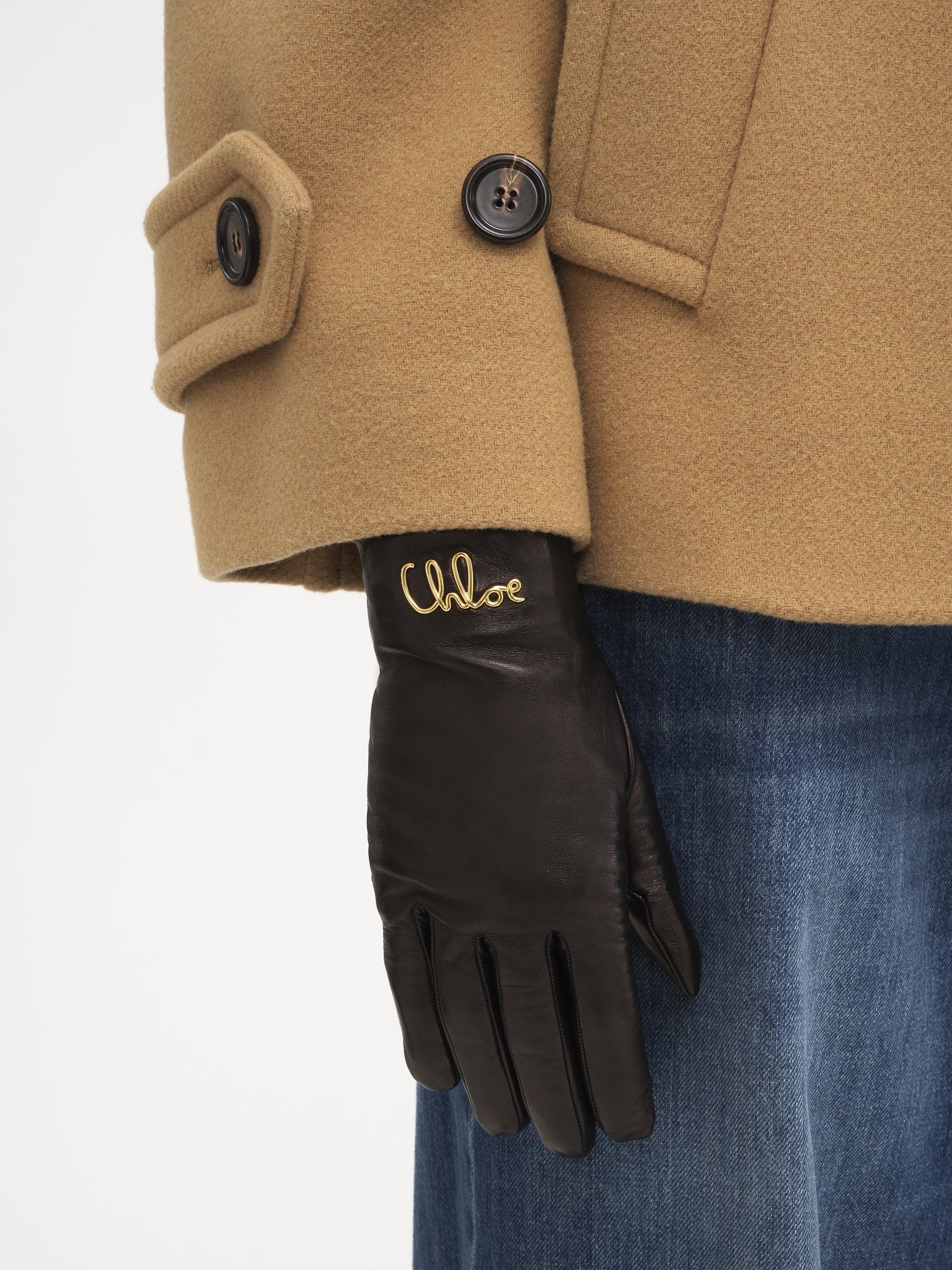 THE CHLOÉ ICONIC GLOVES IN LEATHER - 2