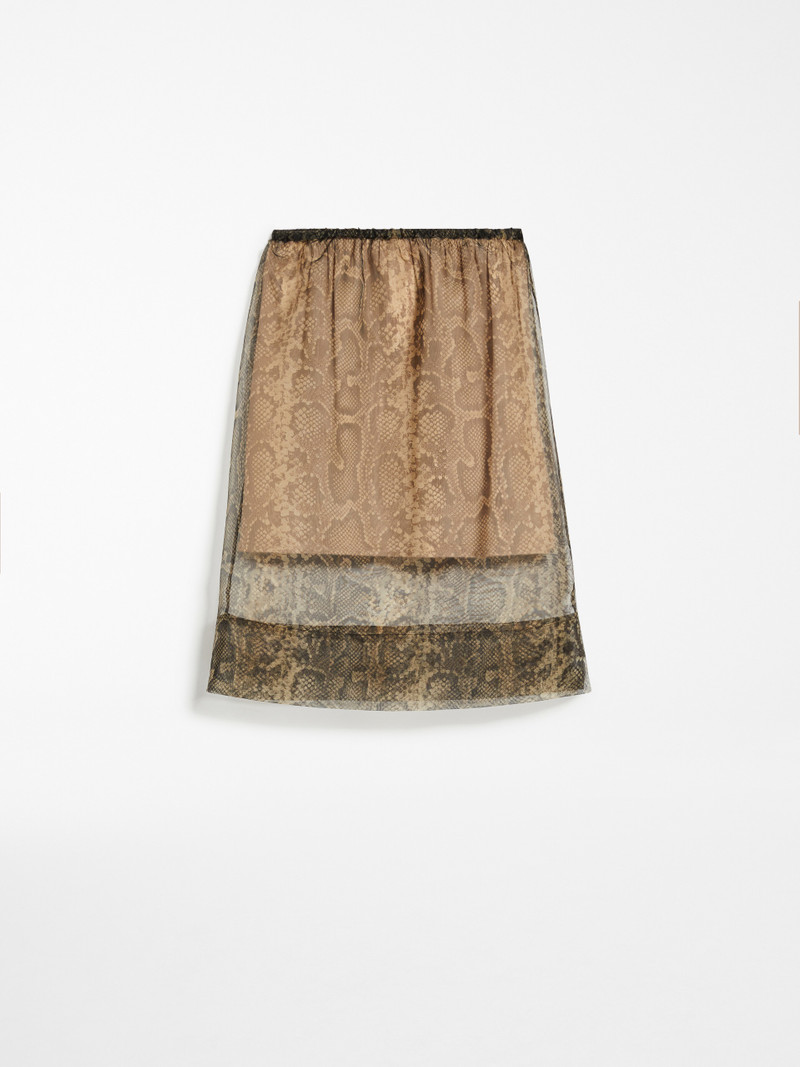 DESIO Straight python-print skirt - 1