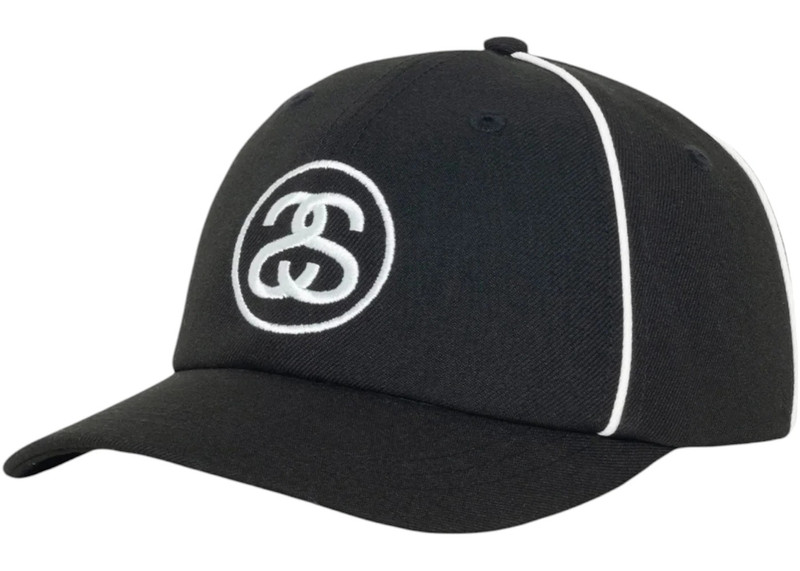 Stüssy Stussy Low Profile Contrast Piping Snapback Black outlook