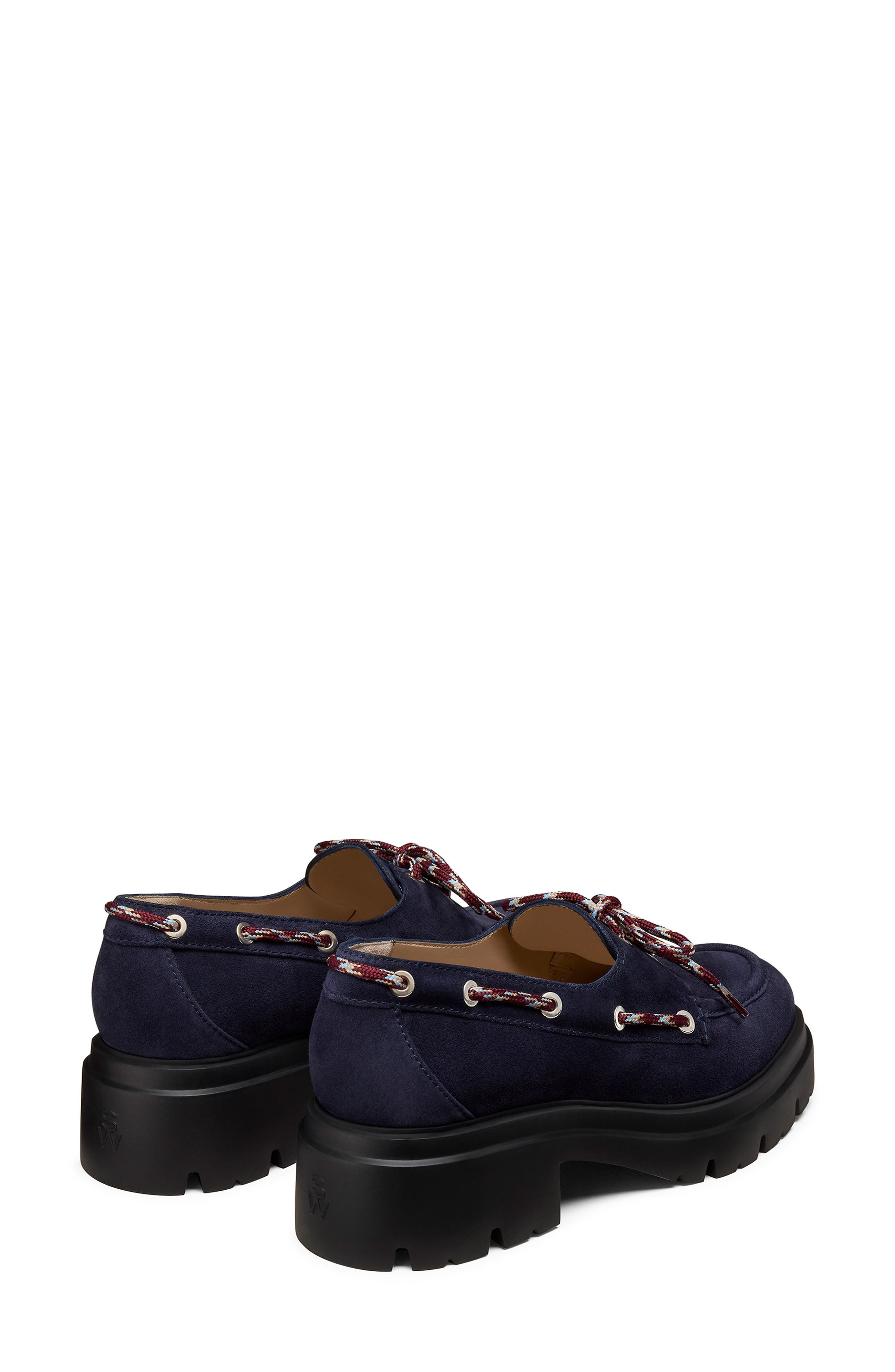 Stuart Weitzman Soluxe Hudson Boat Shoe in Nice Blue at Nordstrom - 4