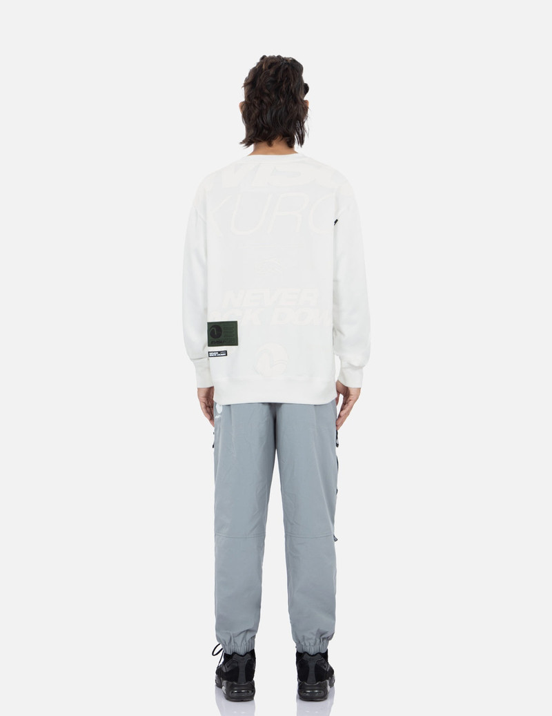 Transparent Seagull Badge Logo Print Sweatshirt 6