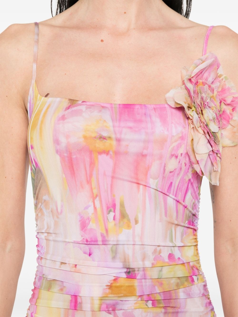 floral-print maxi dress - 5