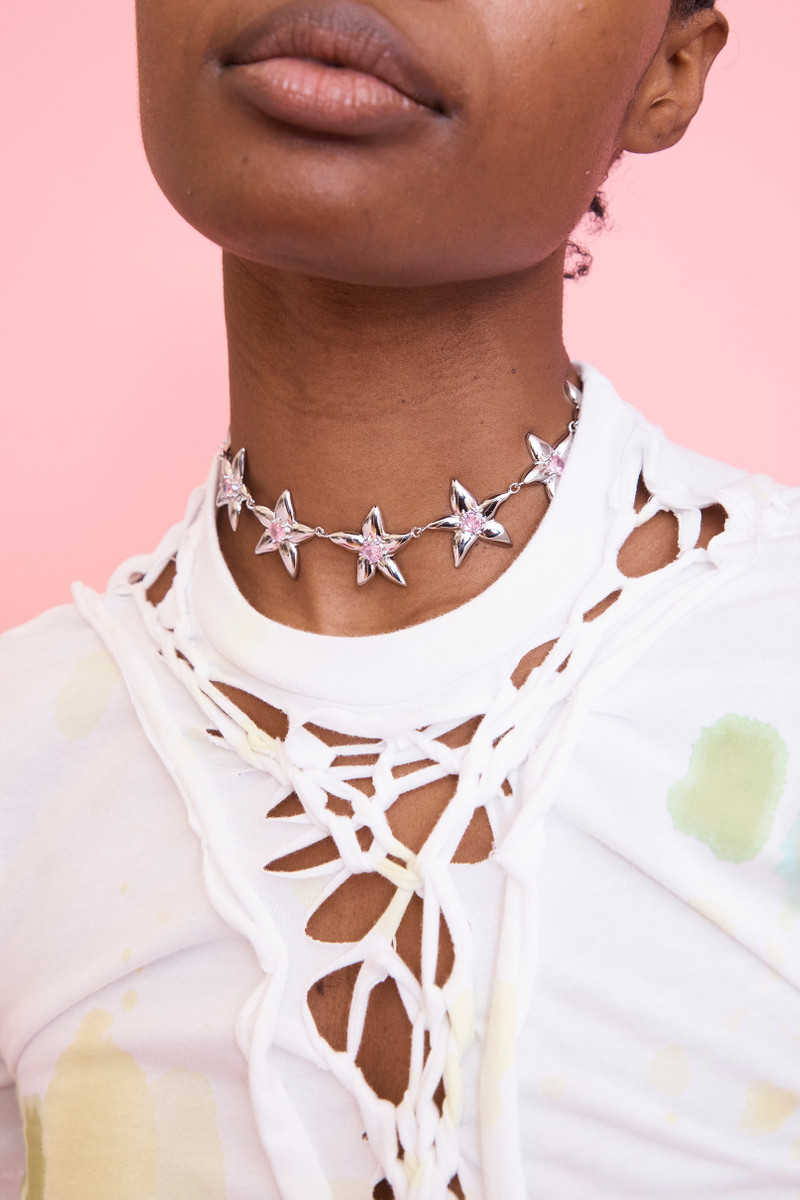 Collina Strada CRYSTAL CLEAR SUPER STARLINK NECKLACE outlook