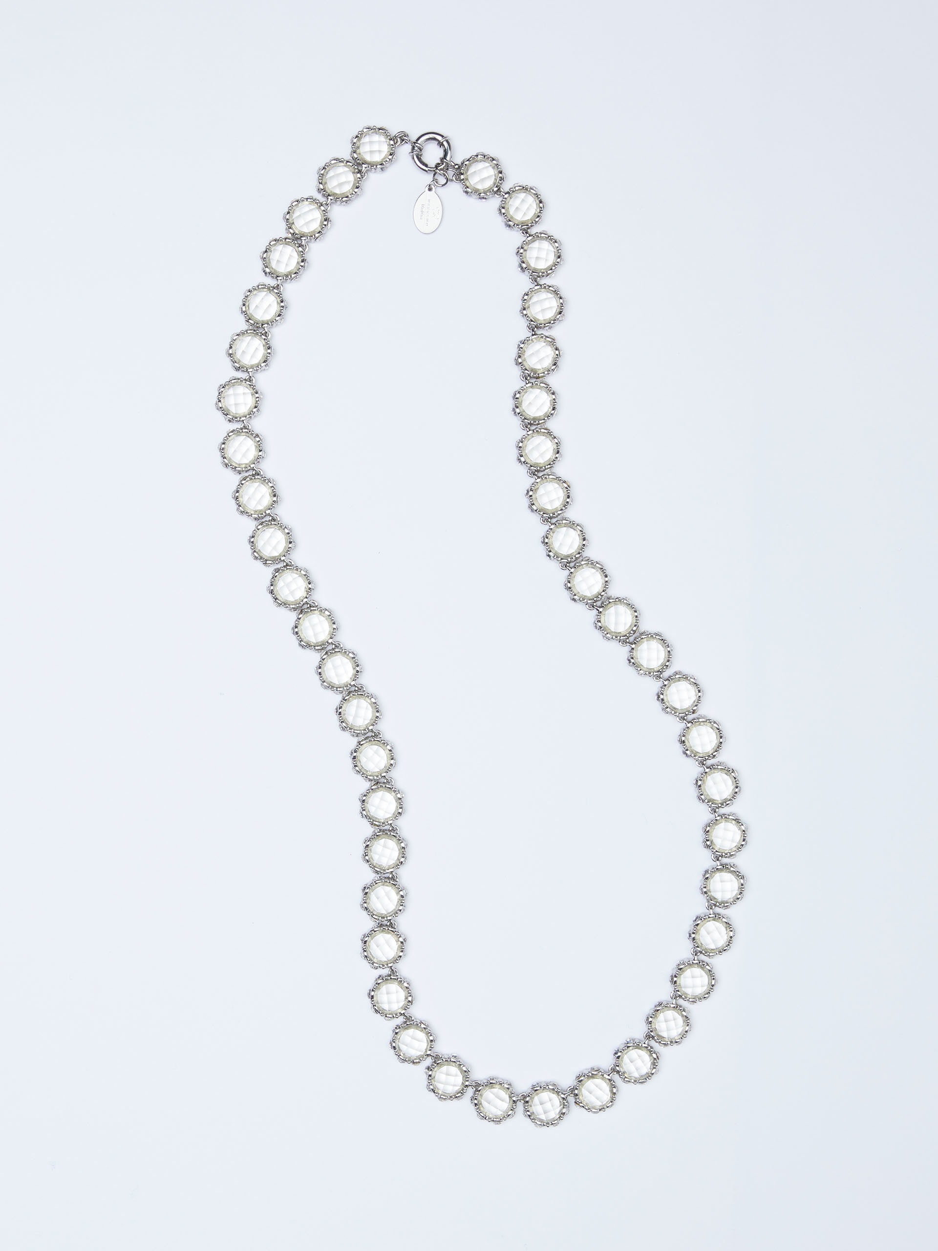BRUNNER Metal and glass necklace - 2
