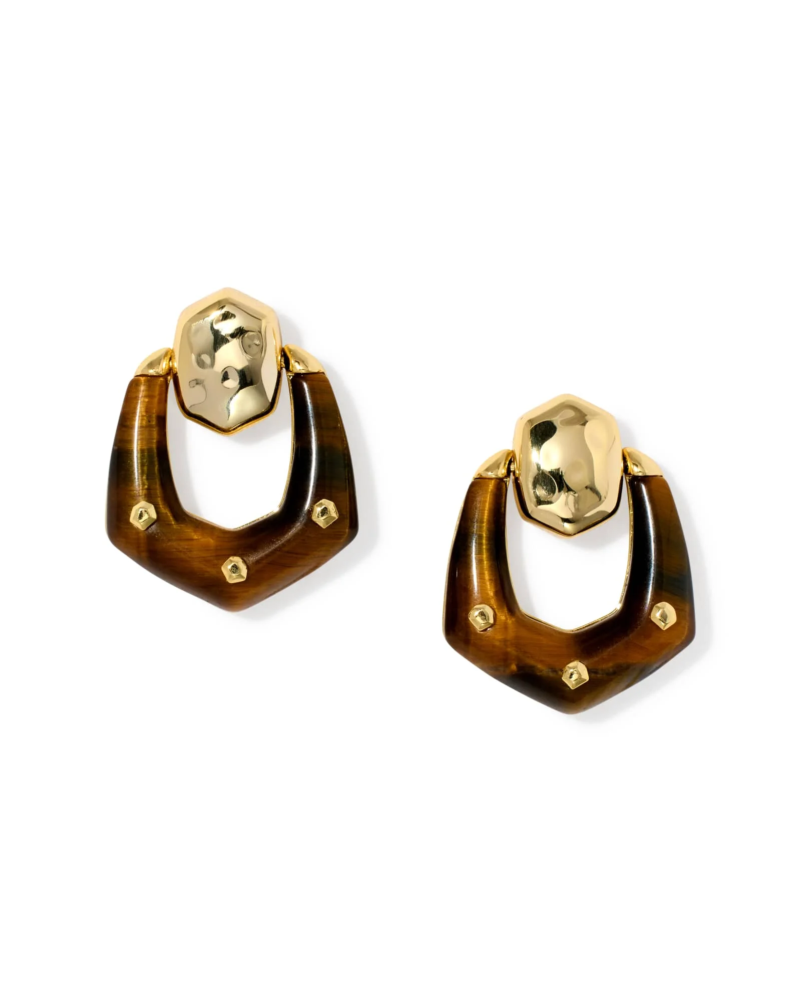 Embry Gold Open Frame Earrings - 1