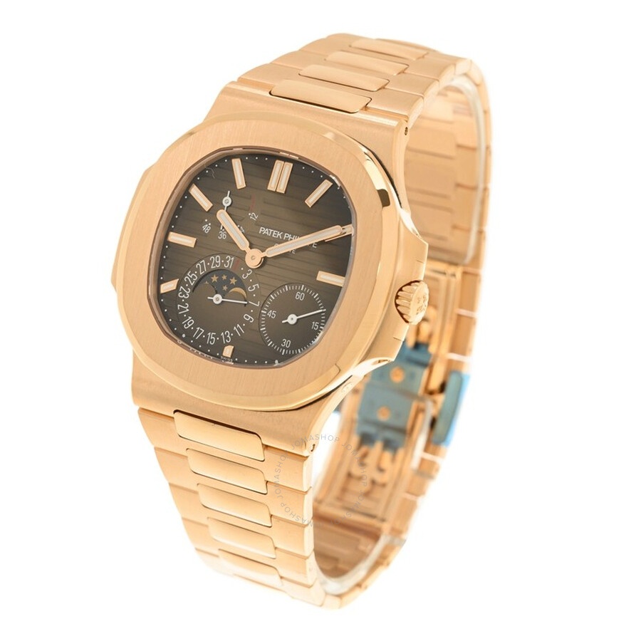 Patek Philippe Nautilus Rose Gold Automatic Brown Dial Men's Watch 5712-1R-001 - 3