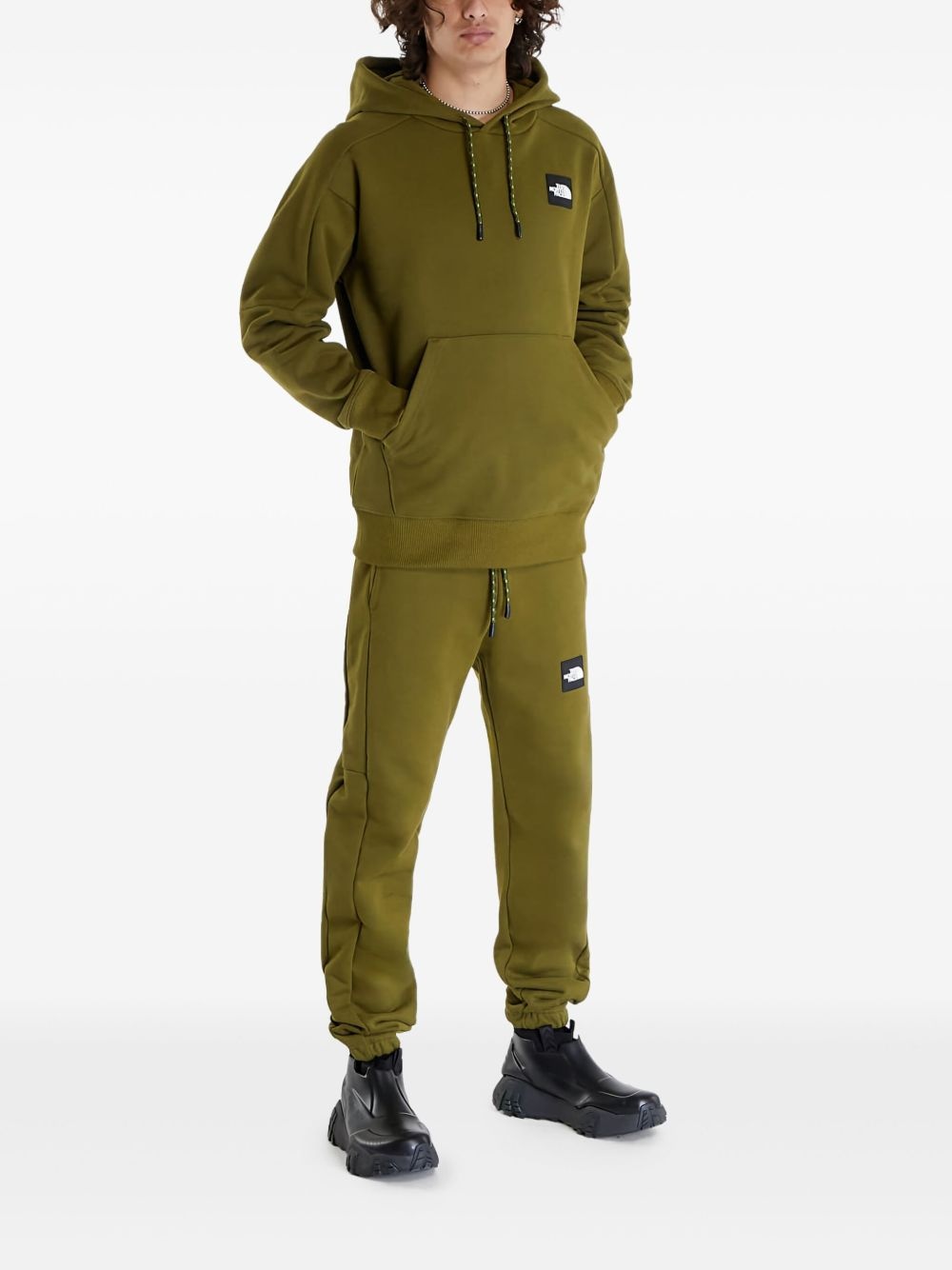 logo-patch hoodie - 2