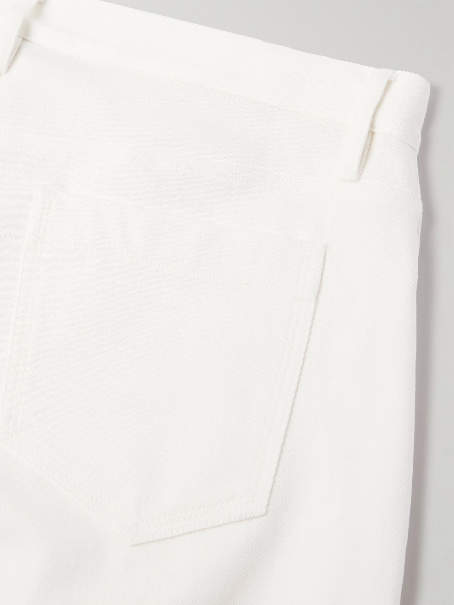 Anthony Slim-Fit Straight-Leg Organic Jeans White - 5