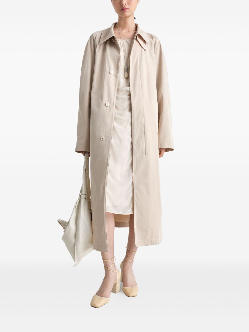stand-up collar coat - 2