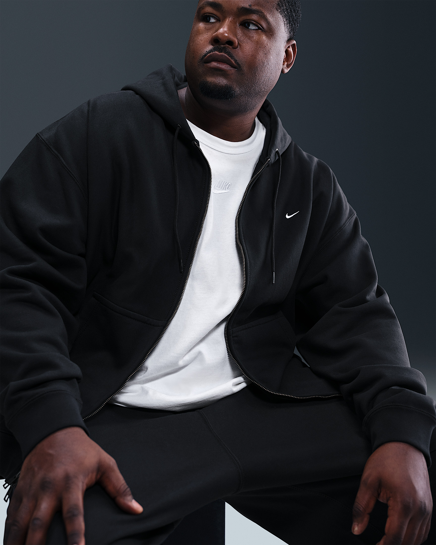Nike Solo Swoosh Men's Full-Zip Fleece Hoodie - 8