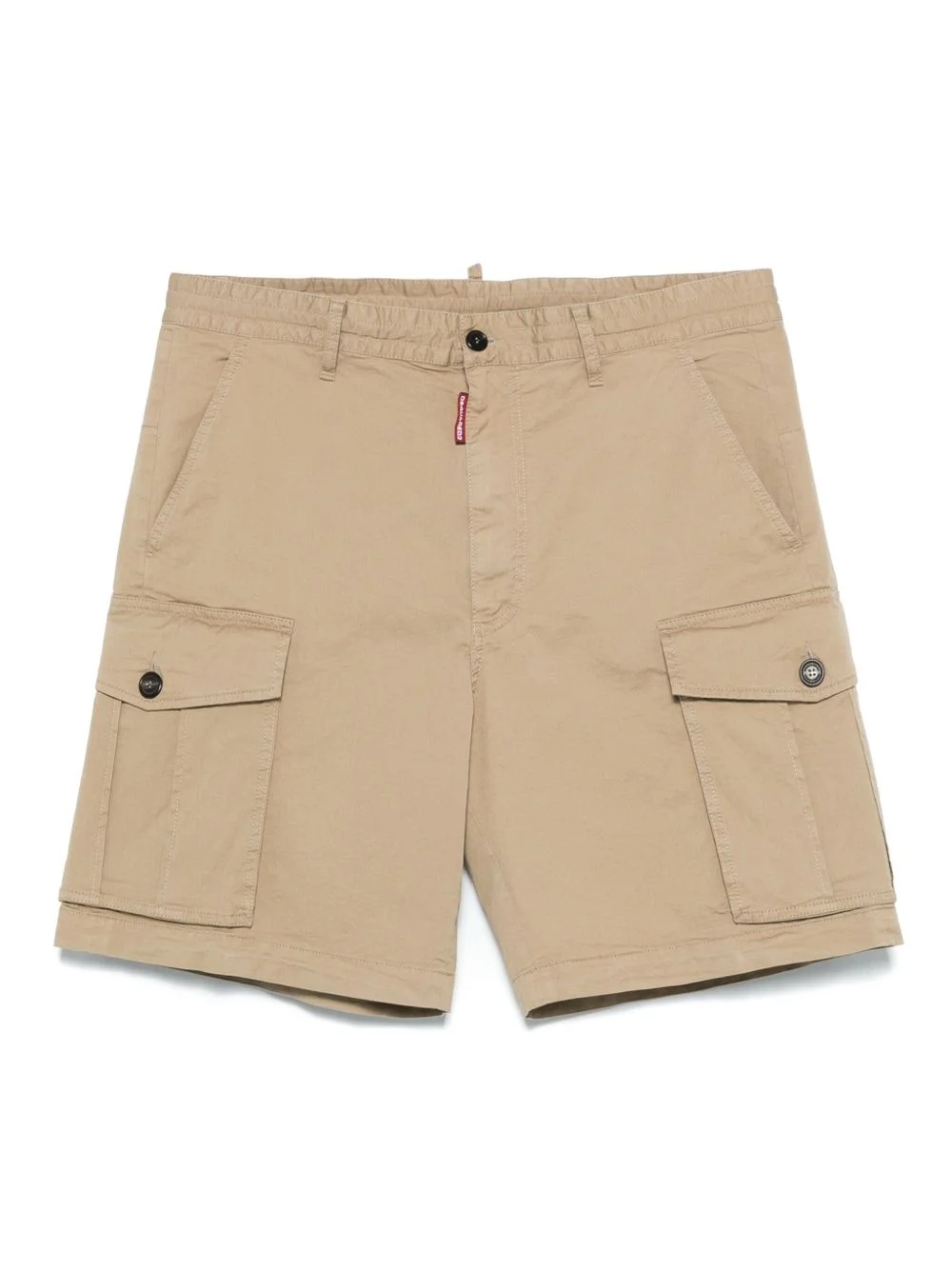 logo-tag cargo shorts - 1