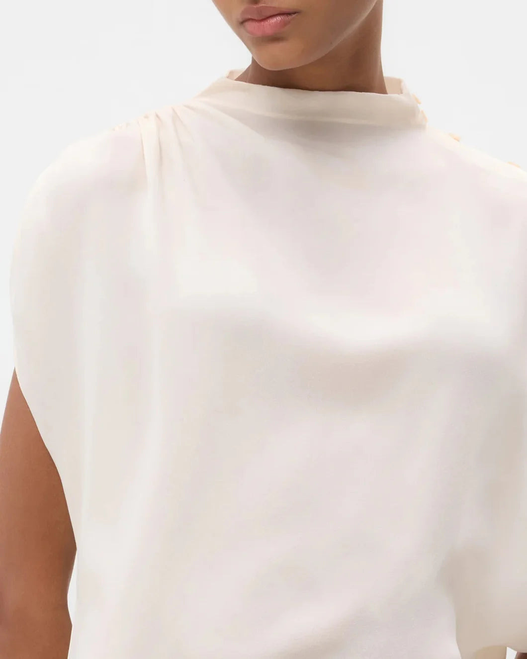 WISH YOU WOULD TOP IN SILK GEORGETTE - 5