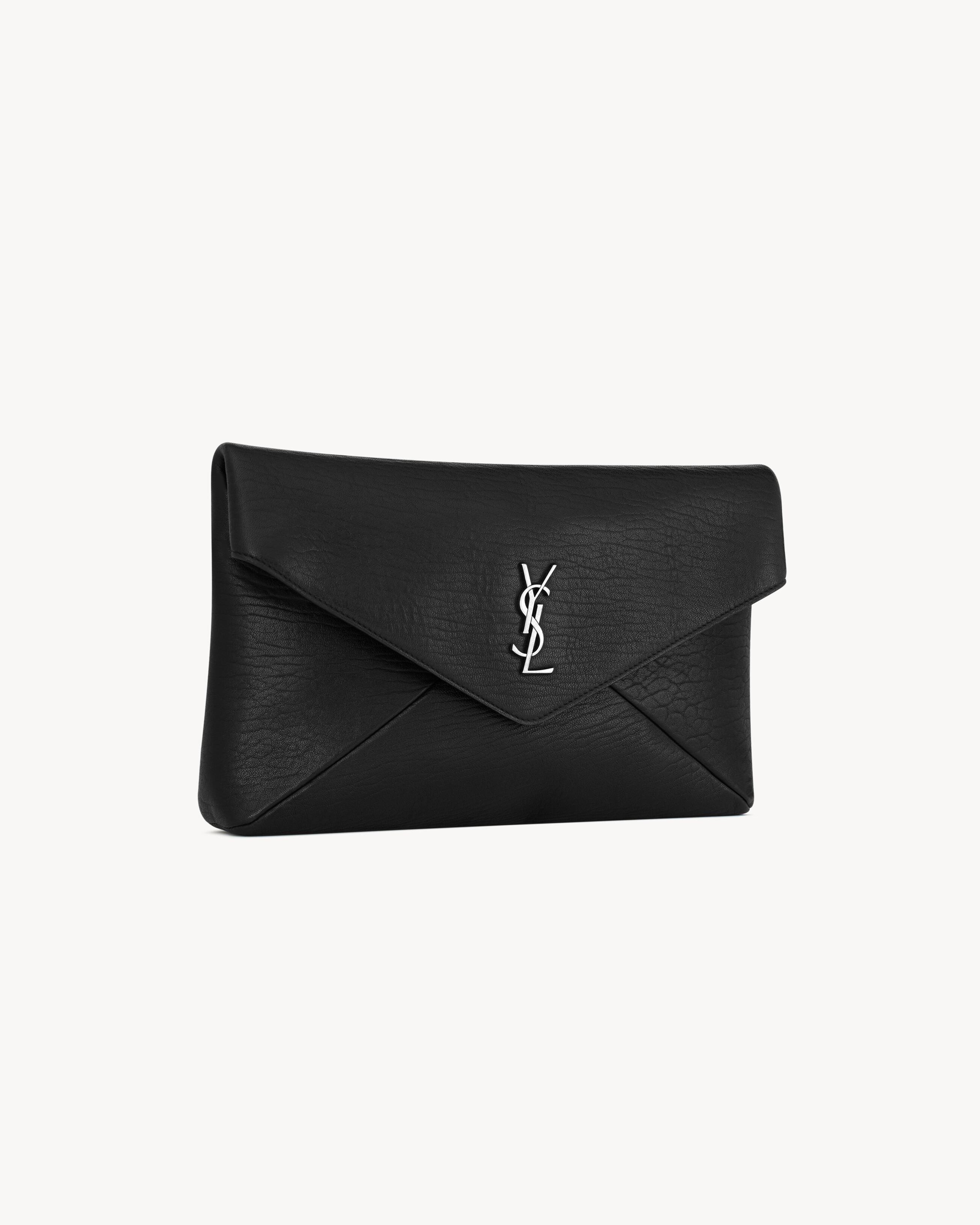 CASSANDRE LARGE ENVELOPE POUCH IN LAMBSKIN - 5