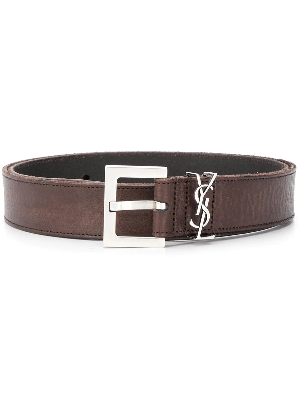 Monogram square-buckle belt - 1