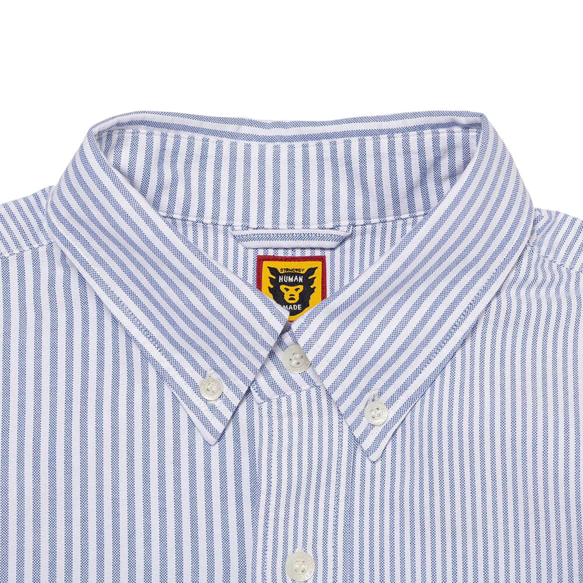 Human Made Stripe Oxford Shirt 'Blue' - 3