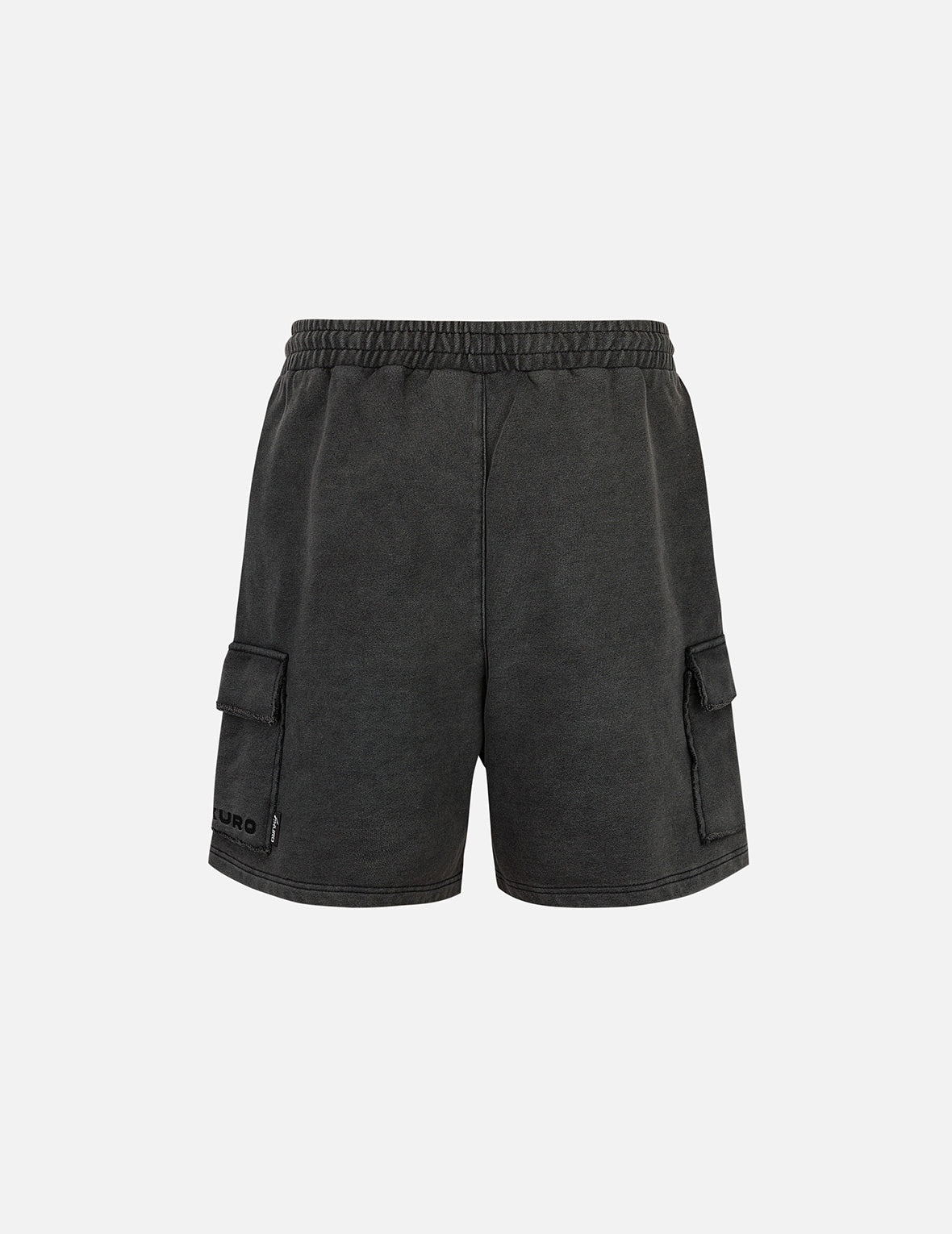 Seagull and Logo Embroidery Relax Fit Sun-Dried Finish Sweatshorts - 2