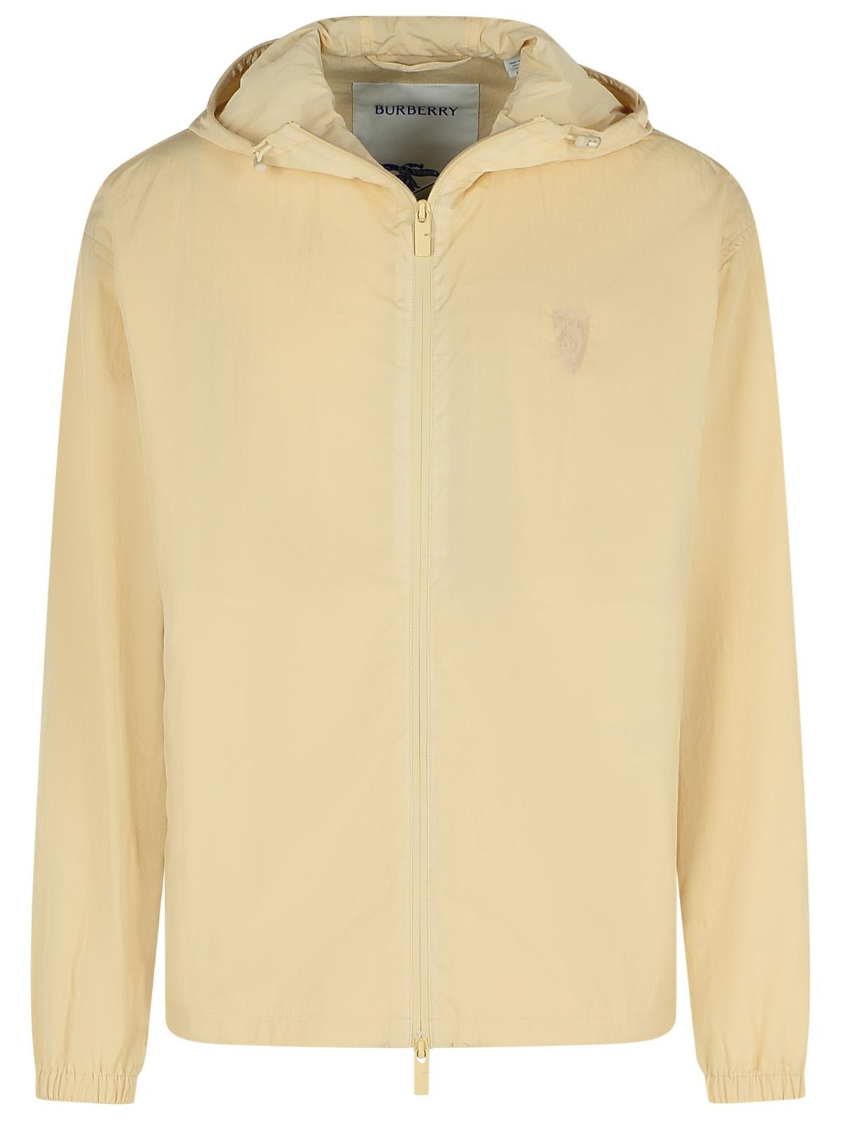 Burberry Cream Polyamide Jacket Men - 1