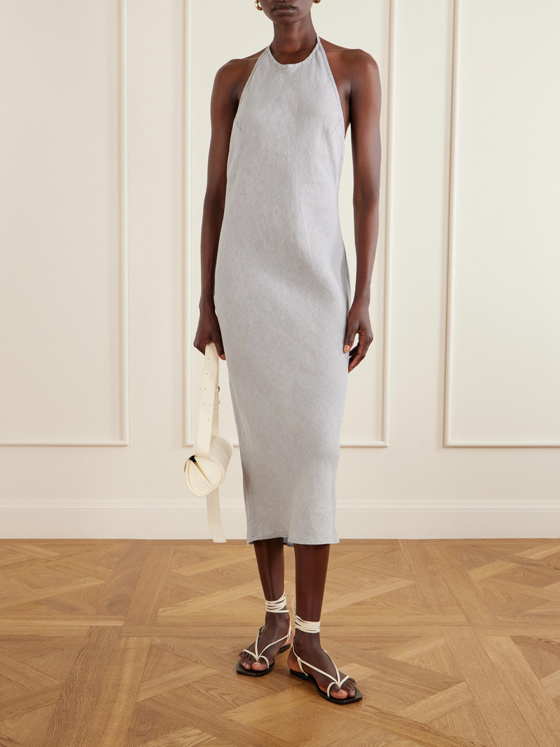 JAMES PERSE Linen Midi Dress outlook