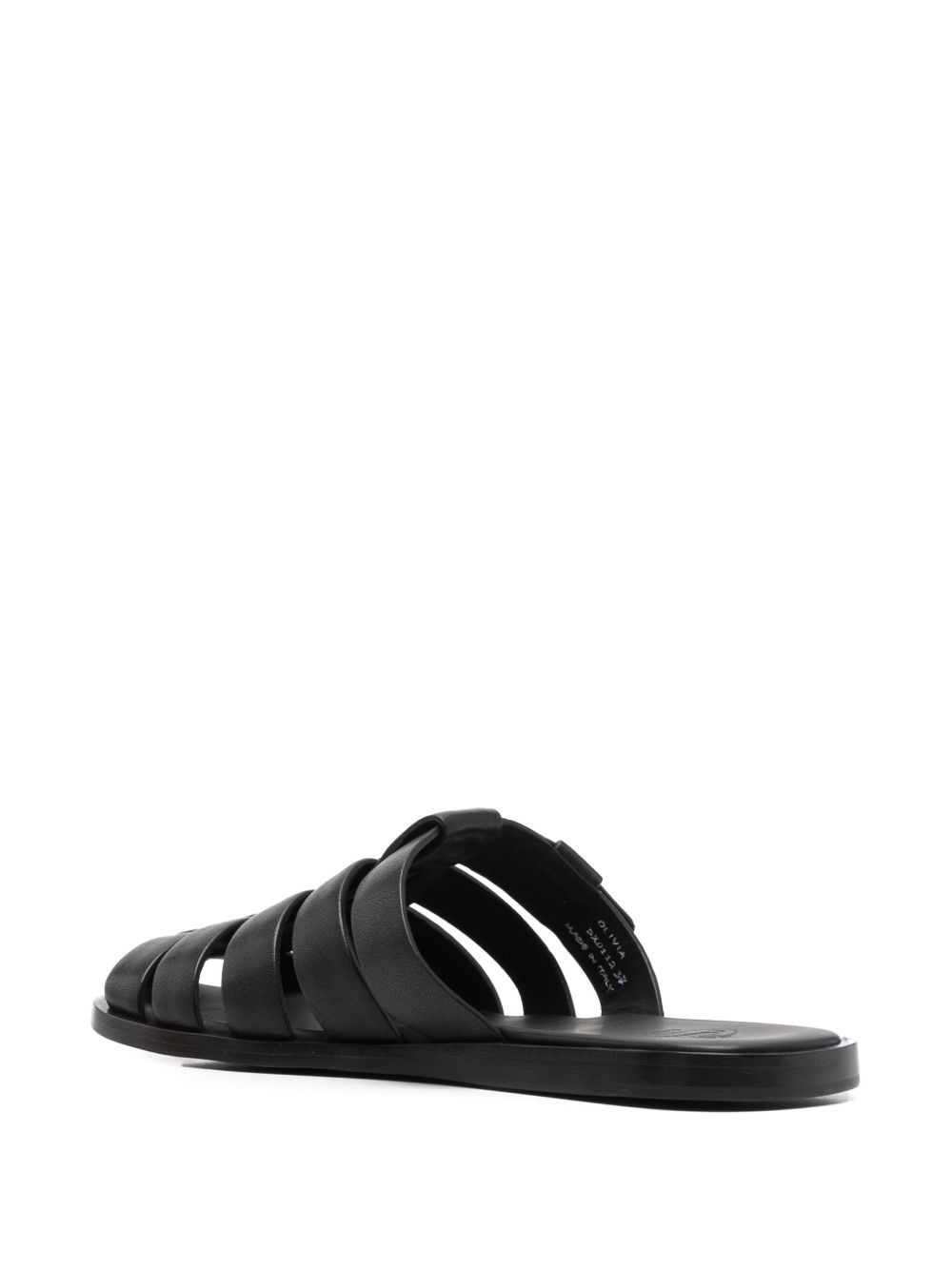 leather slides - 3