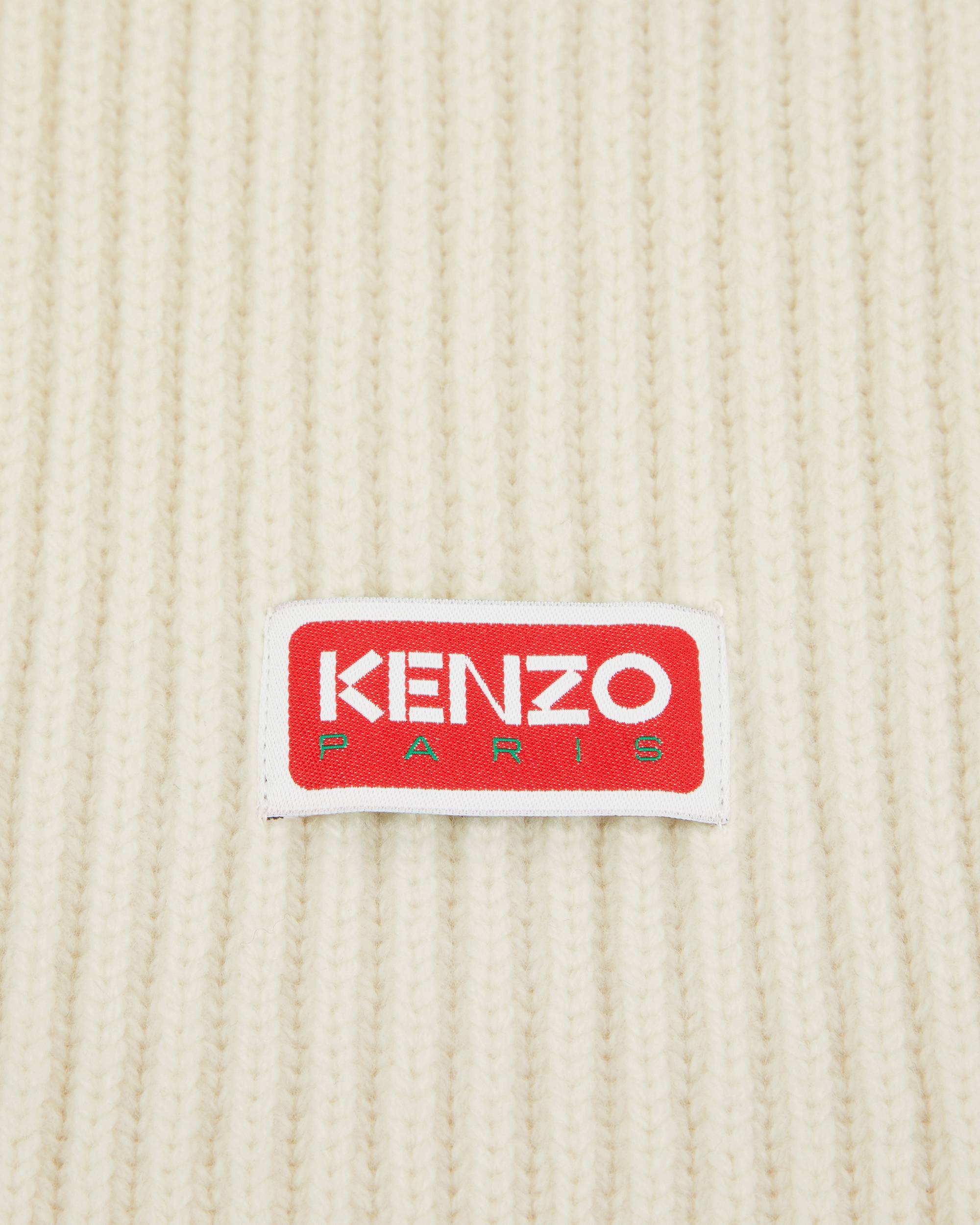 'KENZO Tag' wool scarf - 2