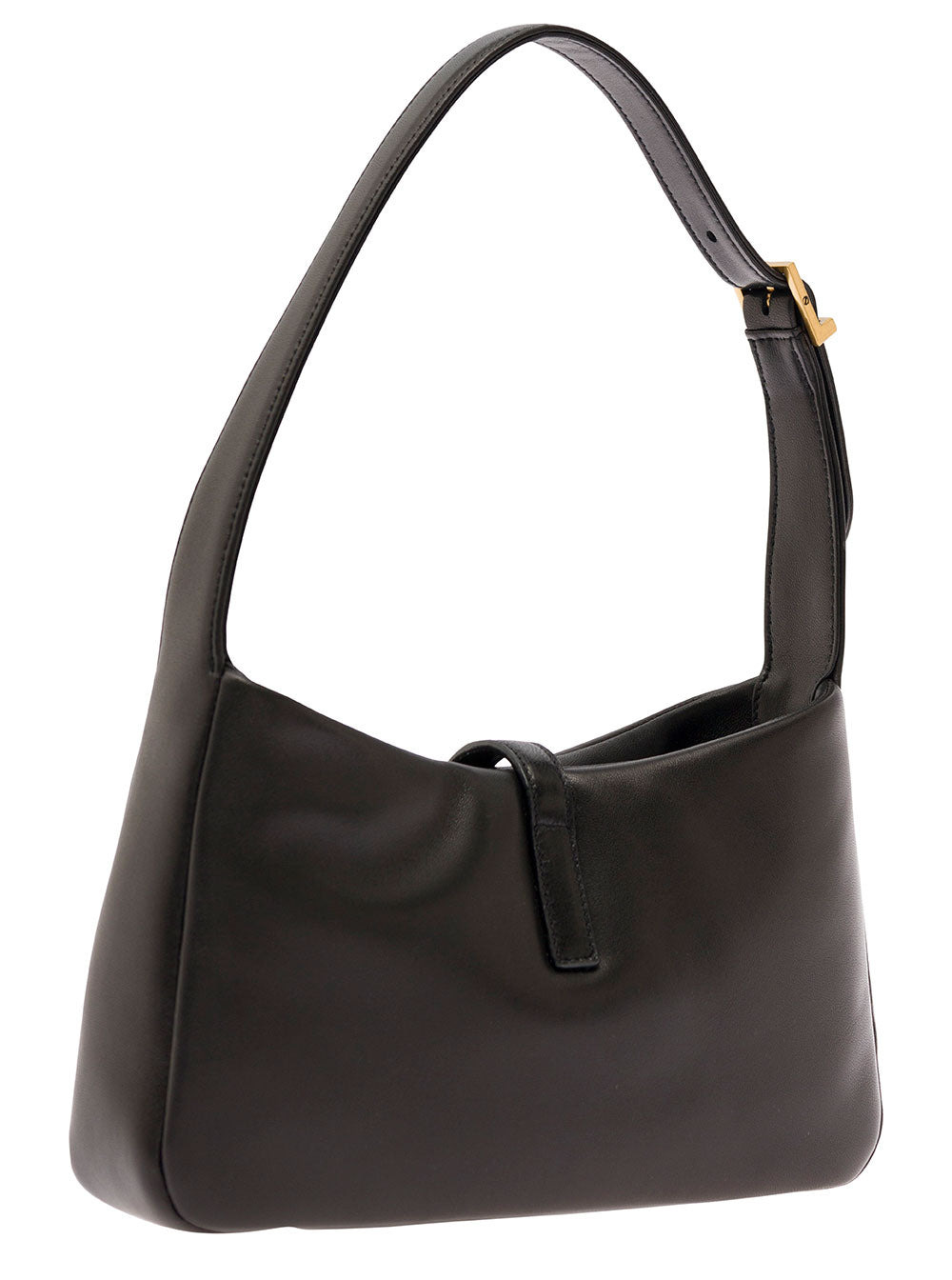Saint Laurent Women 'Le 5 À 7 Padded' Black Shoulder Bag With Logo Detail In Padded Leather Woman - 3
